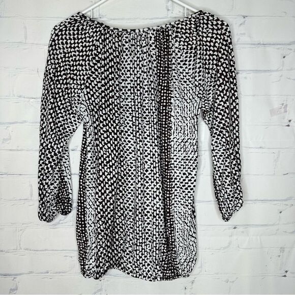 Michael Kors small brown & white top - Picture 2 of 4